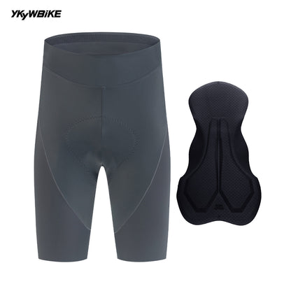 YKYW Cycling Shorts 2024 Summer Men's Bicycle Short MTB Road Bike Tight Quick Dry Breathable Cycling Pants Darkgray Color