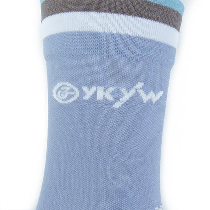 YKYW Unisex Cycling Socks Running Professional Sport Knitted High Elasticity Socks Wicking Antibacterial Durable 11 Colors