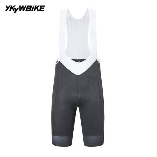 YKYW Summer Women’s Cycling Bib Shorts 2025 Elastic Performance 6H Padded Belgian Sponge Cushion Tights Shorts Dark Gray