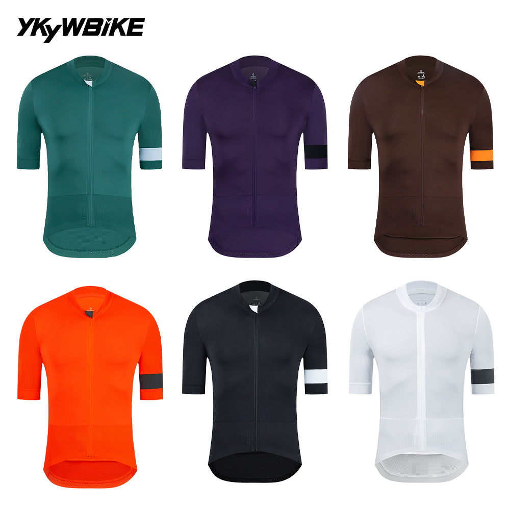 YKYW 50% Discount Men's Summer Short Sleeve Cycling Jersey 8 Colors