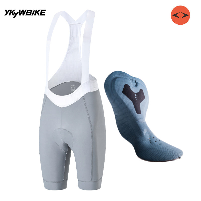 YKYK Women's Pro Blue Cycling Bib Shorts 2024 Summer Breathable Bicycle Sports Clothing Slimming Tights Road Bike Race Bib Shorts 7H Ridding