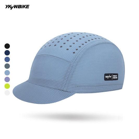 YKYW Bike Cycling Soft Cap Men Women Running Sports Bicyle Hat Quick Dry Breathable Sweat Absorb Moisture-wicking 8 Colors