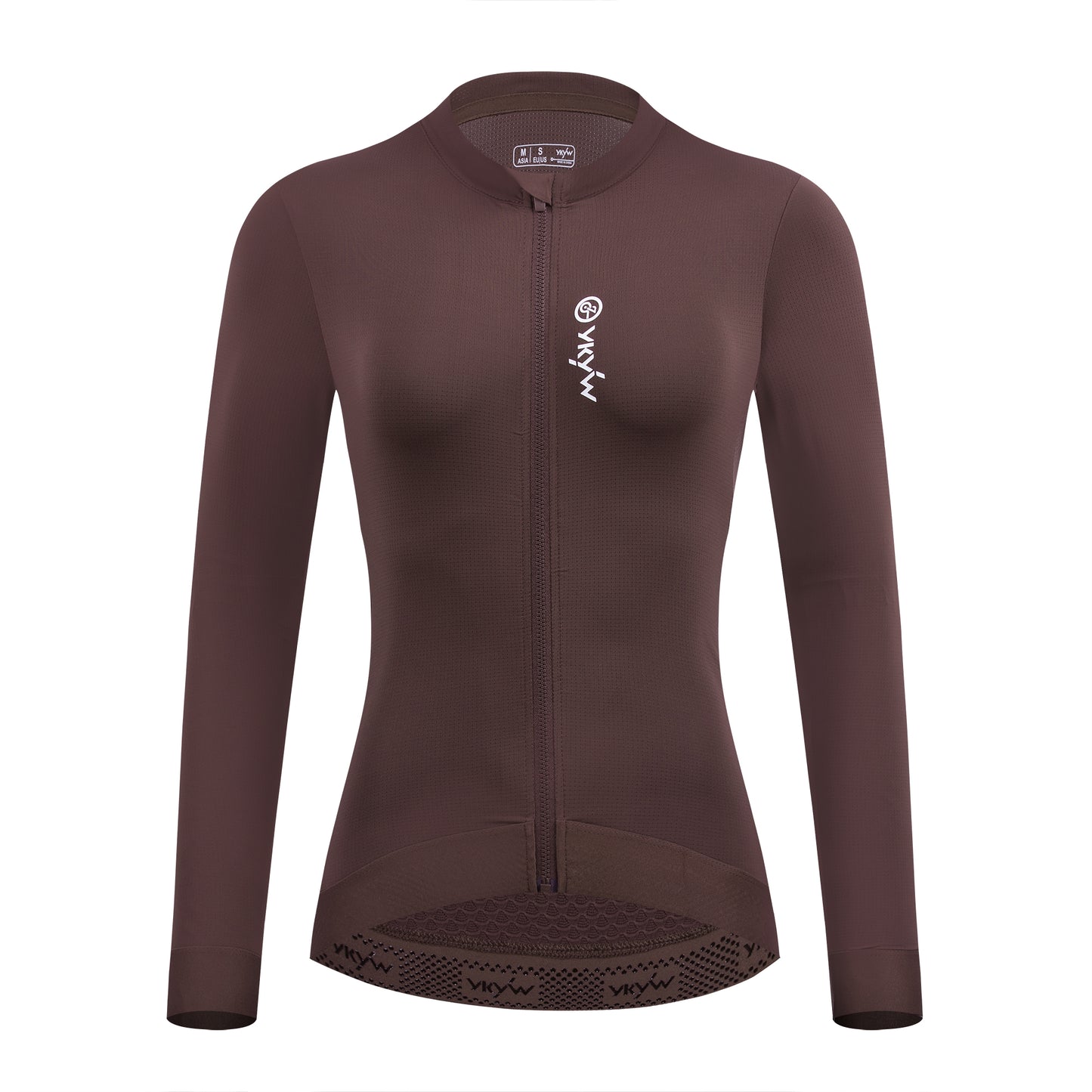 YKYW 2025 Women Pro Long Sleeve Cycling Jersey Road Bike YKK Zipper Long Shirt Spring Summer Autumn Bicycle Biking Clothing Slim Riding Tops Purple