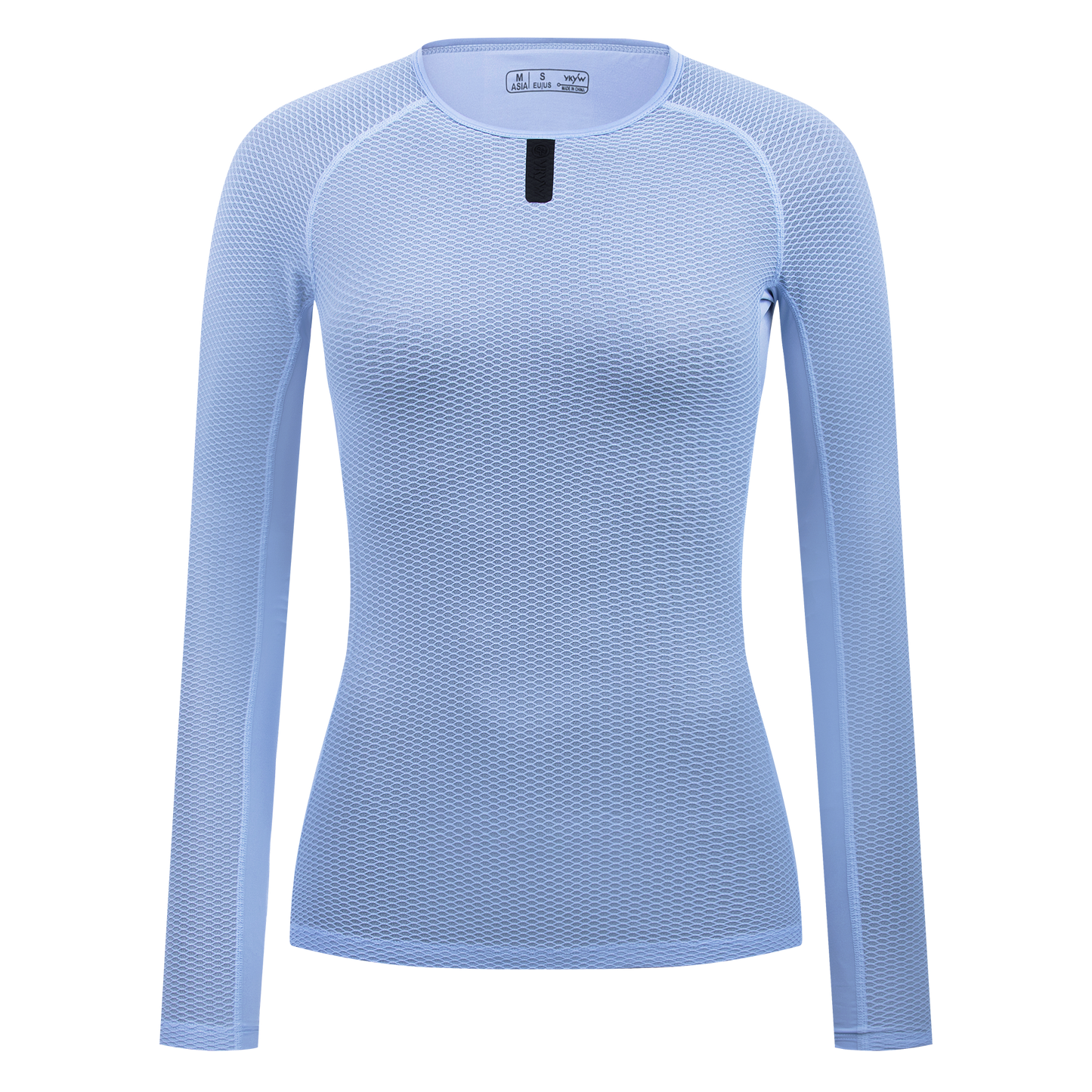 YKYW 2025 Summer Women's Long Sleeve Cycling Jersey Mesh Base Sweatshirt Breathable Vest Tight Fit Tops 4 Colors