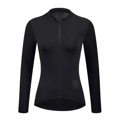 YKYW 2025 Women Cycling Jersey Long Sleeve Spring Breathable Road Bike Shirt KK Zipper Tight Fit Bicycle Jersey