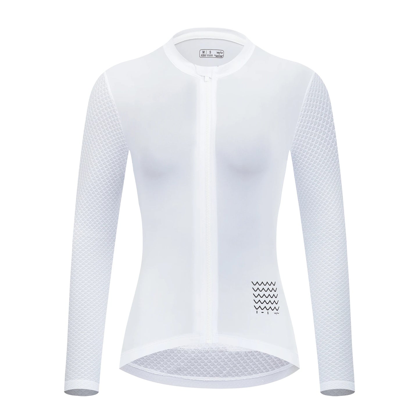 YKYW 2025 Women Cycling Jersey Long Sleeve Spring Breathable Road Bike Shirt KK Zipper Tight Fit Bicycle Jersey