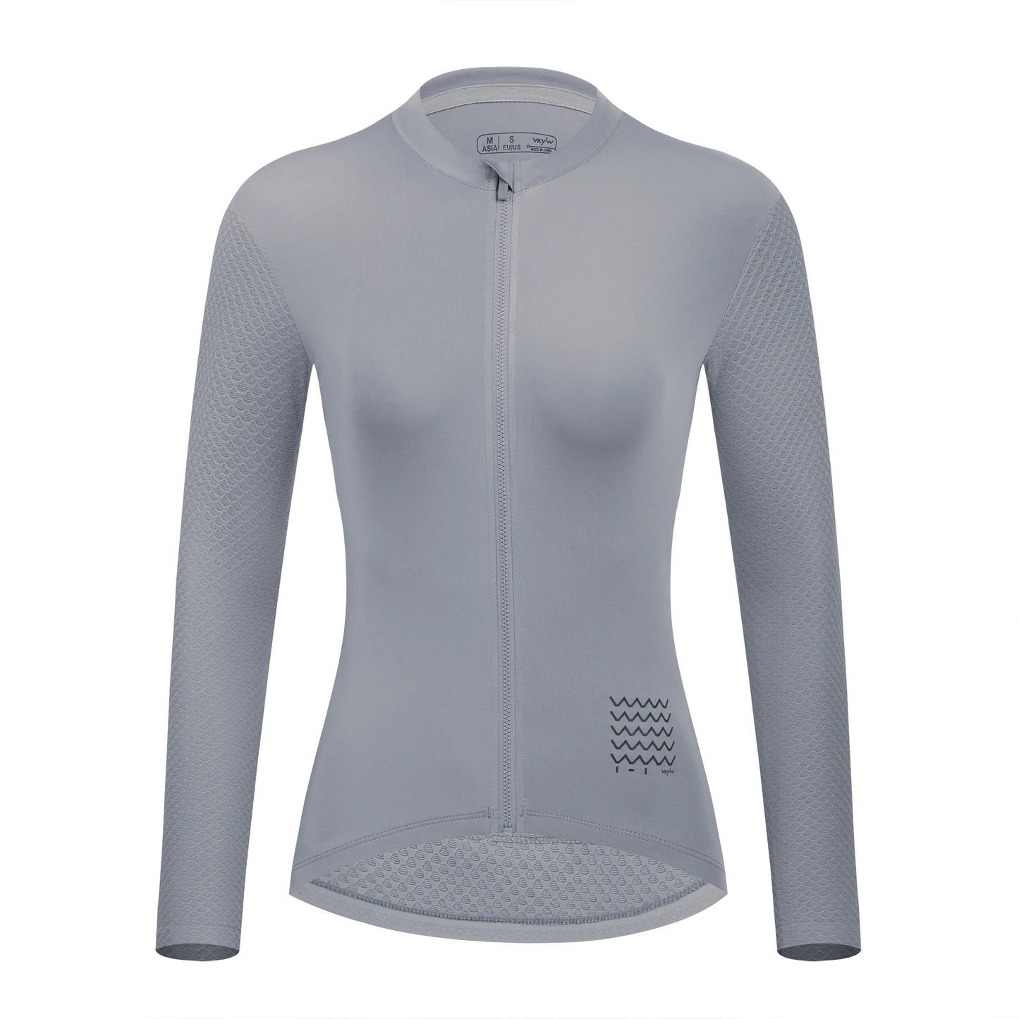 YKYW 2025 Women Cycling Jersey Long Sleeve Spring Breathable Road Bike Shirt KK Zipper Tight Fit Bicycle Jersey